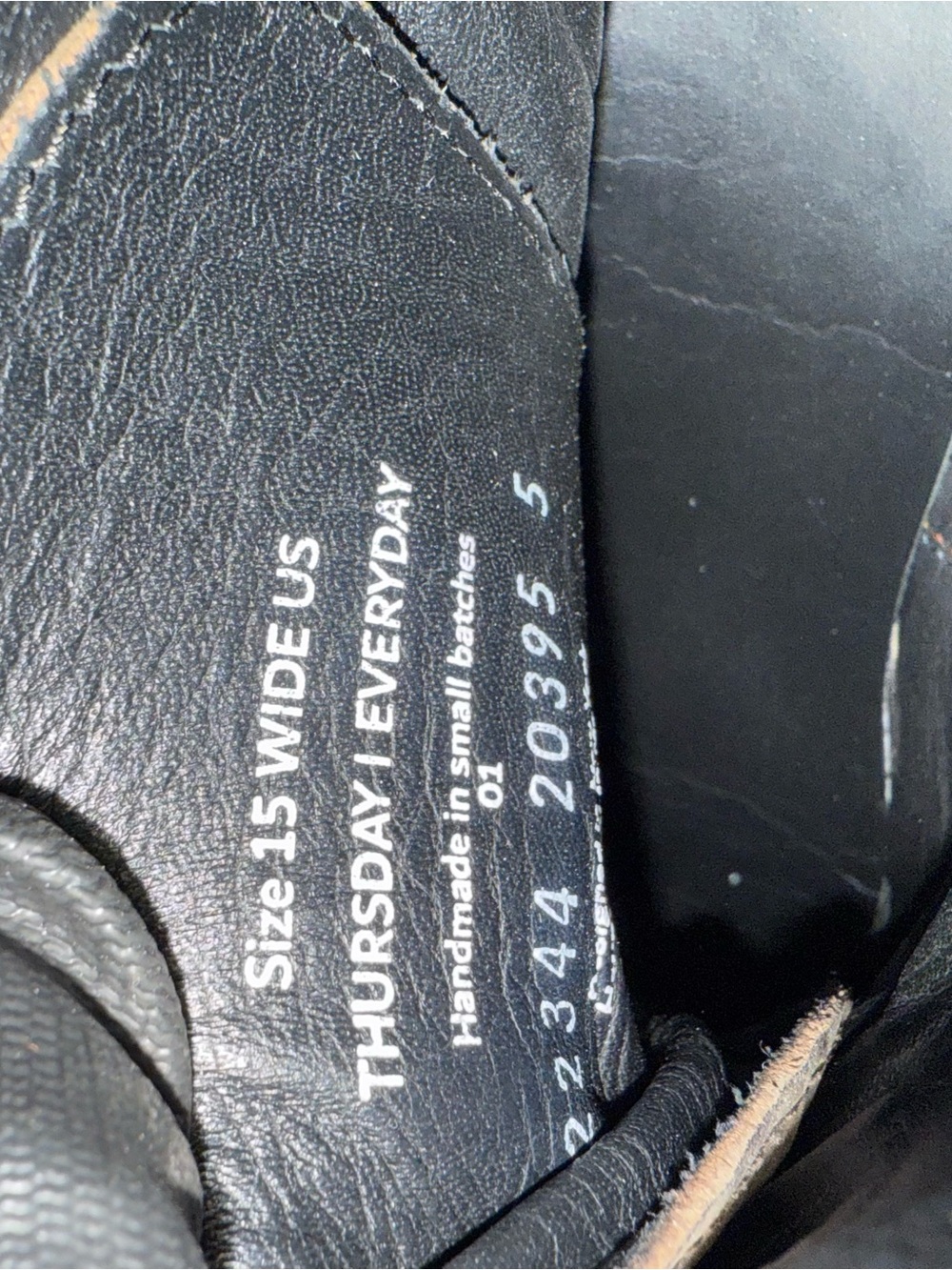 Thursday Boot Company Captain boots in a Tobacco size 15 WIDE W - Picture 9 of 10